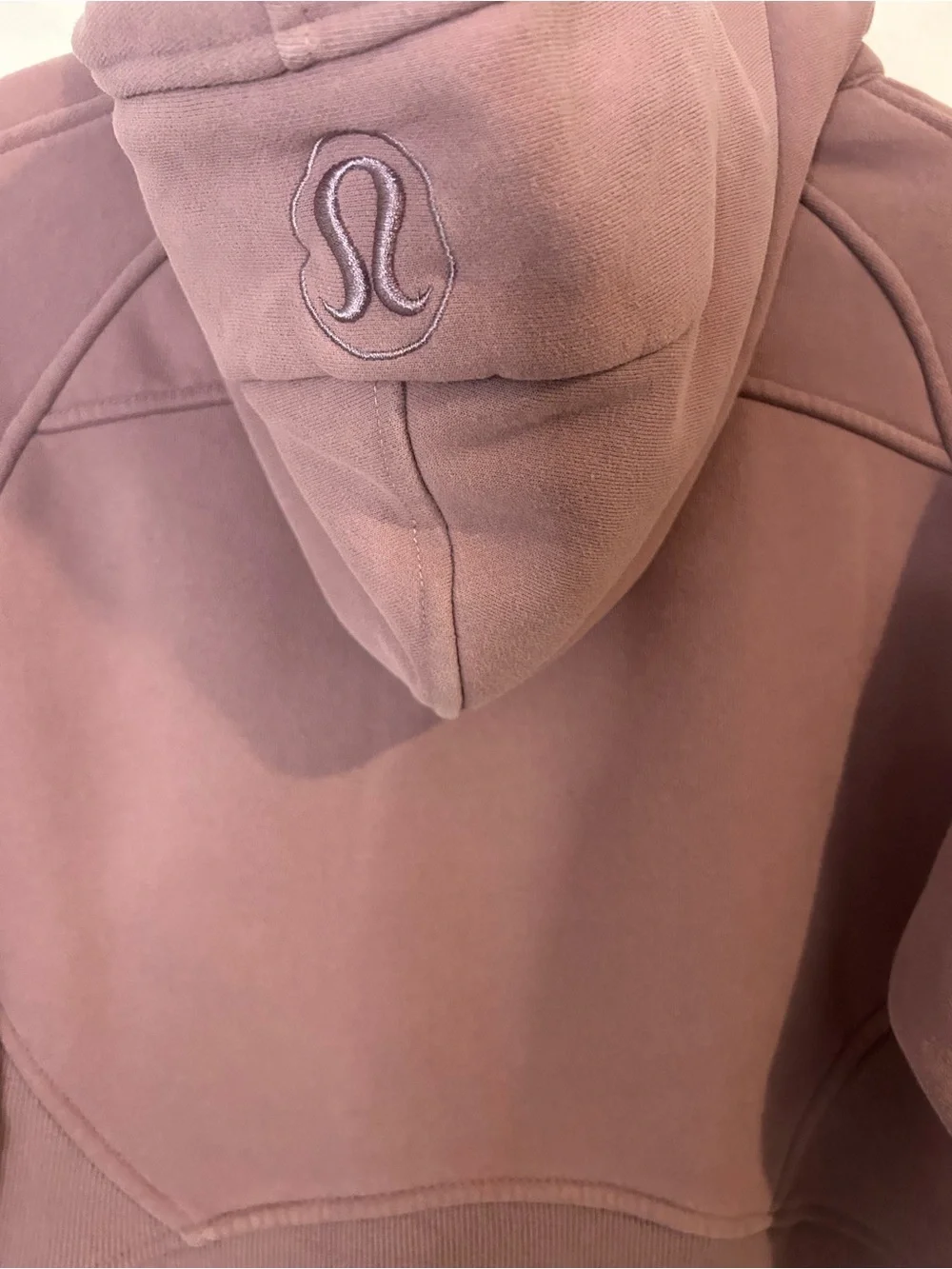 Lululemon  scuba oversized full sip  Lunar rock size s/m